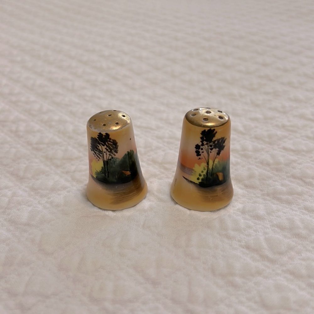 Vintage Japanese Salt and Pepper Shakers